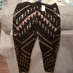 sequin leggings